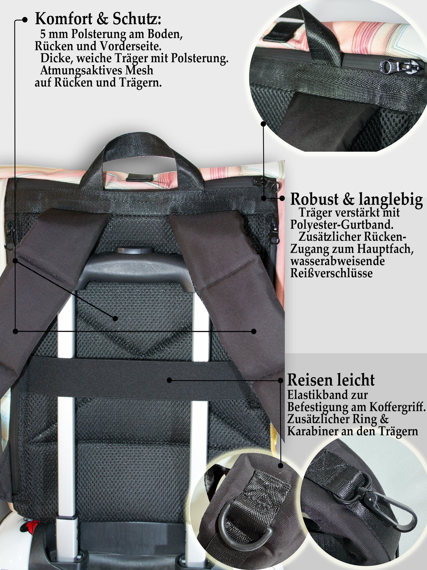 Rolltop Rucksack "Fotoboom"