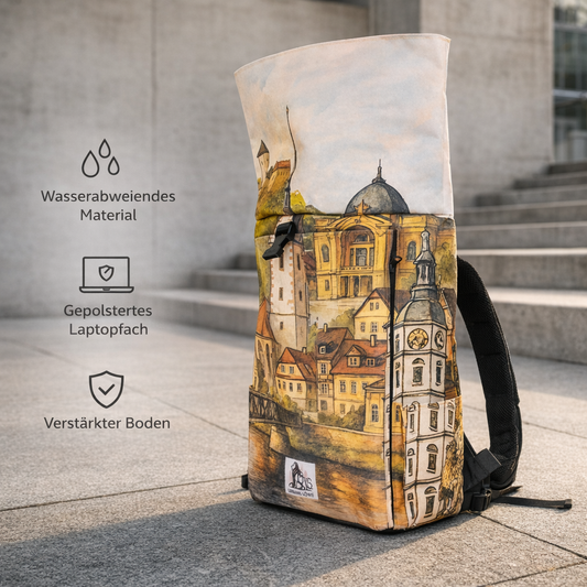 Rucksack Rolltop MultiPocket "Gera"