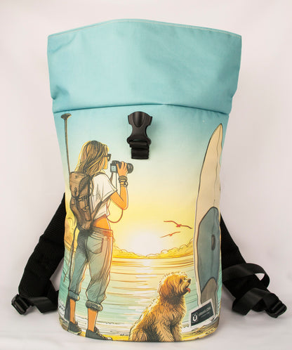 Rolltop Rucksack "Sup"