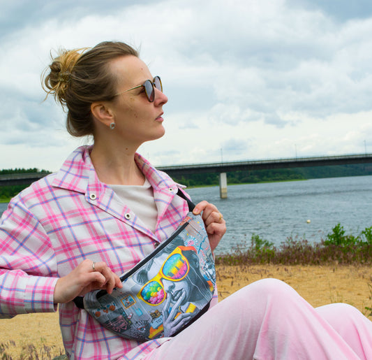 Bauchtasche "Brille"