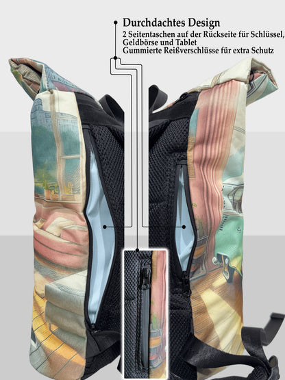 Rolltop Rucksack "Sup"