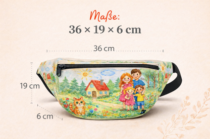 Bauchtasche mit Kinderzeichnung