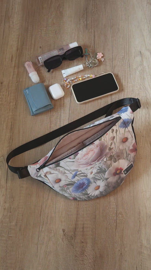 Bauchtasche "Blumen"