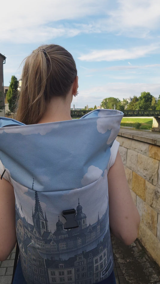 RollTop Rucksack "Stadt"