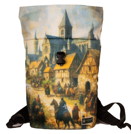 Rolltop Rucksack "Mittelalterliche Ritter"